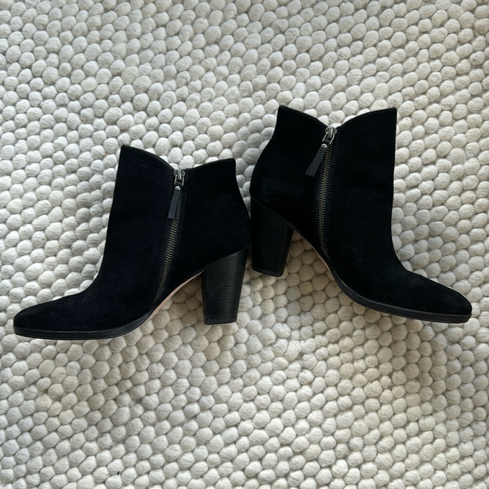 Cole Haan Black Suede Boots